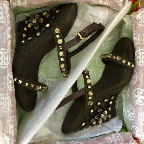 Authentic Tory Burch wedge sandal - Picture 4 of 4